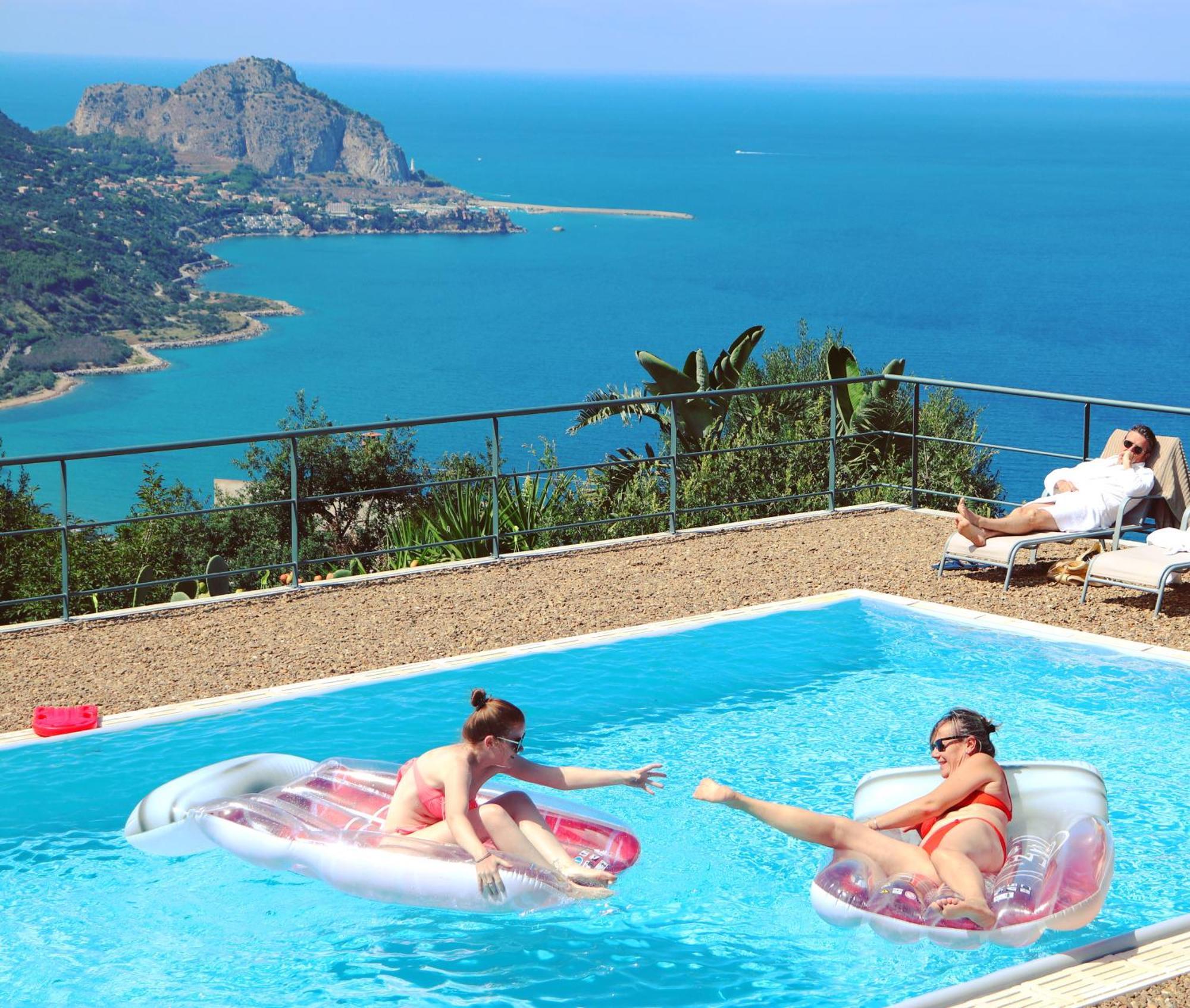 Cefalu Nest Pool House Terrace Sea View Ngoại thất bức ảnh