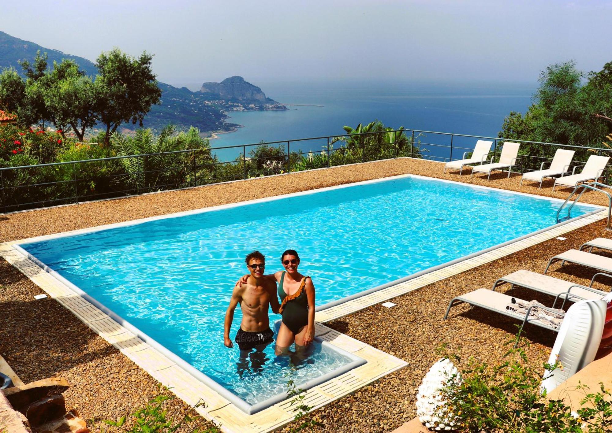 Cefalu Nest Pool House Terrace Sea View Ngoại thất bức ảnh