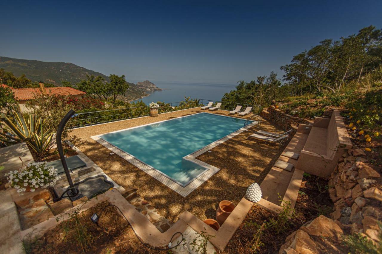 Cefalu Nest Pool House Terrace Sea View Ngoại thất bức ảnh
